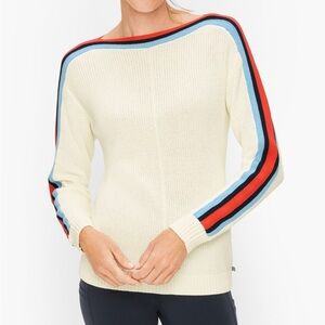 Talbots Tipped Stripe sweater